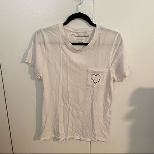 Prince Peter White Heart Pocket Tee - Size Small